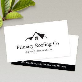屋根請負業者ロゴ 名刺