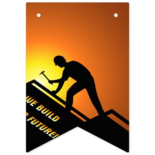 屋根 バンティングフラッグ (第2の旗)