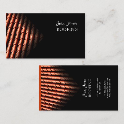屋根，フォト名刺 名刺 (正面/裏面)