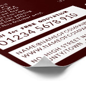 屋根、屋根、屋根の請広告求業者 ポスター (角)