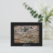 屋根(Siena黒いはが縁どき) ポストカード (スタンド正面)