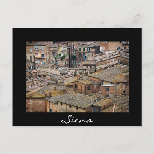 屋根(Siena黒いはが縁どき) ポストカード (正面)