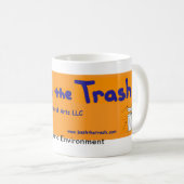 屑のオレンジのマグを強くぶつけて下さい コーヒーマグカップ (正面右)