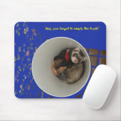 屑のマウスパッドの青を空けて下さい マウスパッド (マウス)