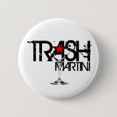 屑のマルティーニの黒いロゴボタン 缶バッジ (正面)