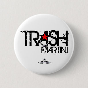 屑のマルティーニの黒いロゴボタン 缶バッジ