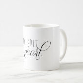 屑無し真珠のマグ無し コーヒーマグカップ (正面右)