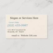 屑鉄の再資源業者のダンプかターミナルの中心 名刺 (裏面)