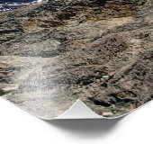 展望台からのフィッツロイ山の眺め フォトプリント (角)