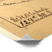 展望山、冬1864 ポスター (角)