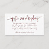 展示シンプル中の | 砂漠バライベント エンクロージャーカード (正面)