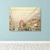 展示会の外国人向け素晴らしの見解 キャンバスプリント (インサイチュ (ウッドフロア))