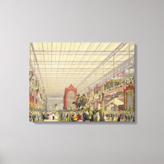 展示会の外国人向け素晴らしの見解 キャンバスプリント (正面)