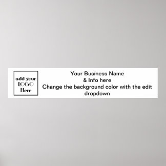 展示会やクラフトショーのビジネス紙バナー ポスター