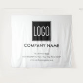 展示会ビジネス ロゴ バックドロップ タペストリー (正面(横))