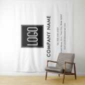 展示会ビジネス ロゴ バックドロップ タペストリー (インサイチュ)