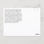 展示王室の建物メルボルンUNESCO ポストカード (裏面)