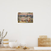 展覧会のイタリアのセクションの素晴らし表示 ポスター (キッチン)