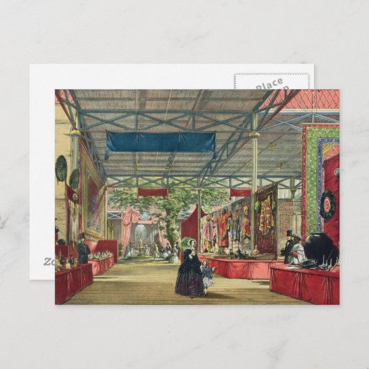 展覧会のインドのセクションの素晴らし表示 ポストカード (正面/裏面)