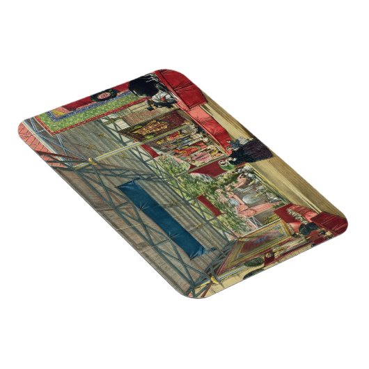 展覧会のインドのセクションの素晴らし表示 マグネット (右側)