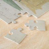 展覧会のキャビネット、c.1860s-70s (w/c及びpの鉛筆 ジグソーパズル (側面)