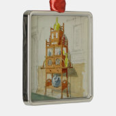 展覧会のキャビネット、c.1860s-70s (w/c及びpの鉛筆 メタルオーナメント (右)