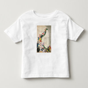 展覧会の凝視の例、c.1800 トドラーTシャツ