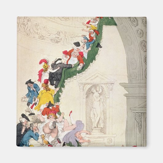 展覧会の凝視ケース， c.1800 マグネット (正面)
