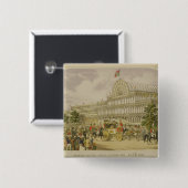 展覧会の5月1日素晴らしいst 1851年の開始、 缶バッジ (正面&裏面)