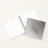 展覧会アートショーのアーティストゲストブック ノートブック (内部)