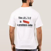 展開させますか、または分解して下さい Tシャツ (裏面)