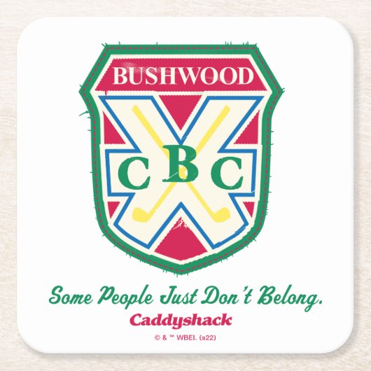 属さない人もいる スクエアペーパーコースター (正面)