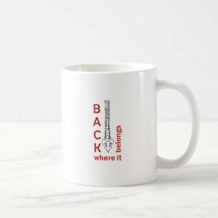 属する場所へ コーヒーマグカップ