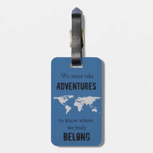 属する旅行 ラゲッジタグ (裏面縦)