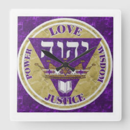 属専攻の性 スクエア壁時計