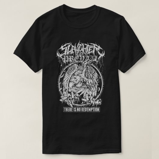 屠殺して戦車のトップを勝ち取る Tシャツ (デザイン正面)