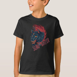 屠殺オオカミ Tシャツ