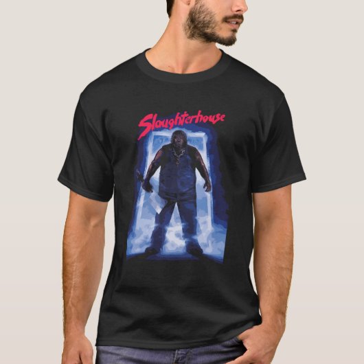 屠殺場おもしろい Tシャツ (正面)