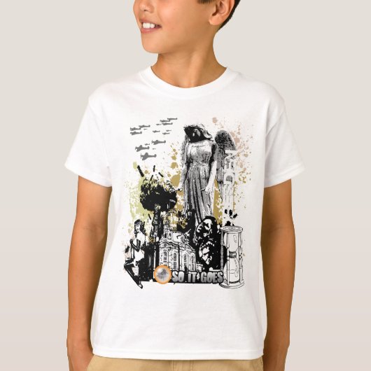 屠殺場5のベクトル芸術 Tシャツ (正面)