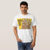 屠殺場 – ベジタリアン,ビーガン Tシャツ (正面フル)
