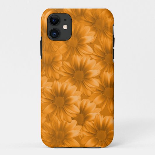 層にされたオレンジガーベラのデイジー Case-Mate iPhoneケース (裏面)