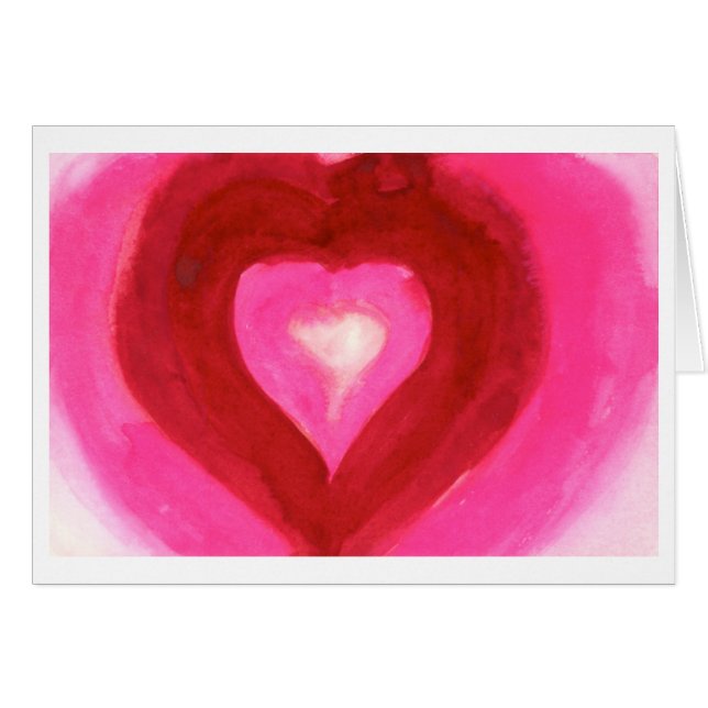 層にされたハート (正面横)