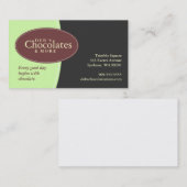 層にされた楕円形シリーズ1 名刺 (正面/裏面)