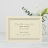 層にされた死別はNotecard感謝していしています サンキューカード (スタンド正面)