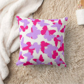 層にされた蝶 クッション (ブランケット)