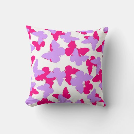 層にされた蝶 クッション (正面)