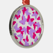 層にされた蝶 メタルオーナメント (右)