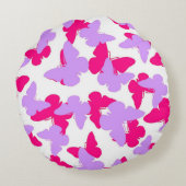 層にされた蝶 ラウンドクッション (裏面)