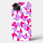 層にされた蝶 Case-Mate iPhoneケース (裏面)