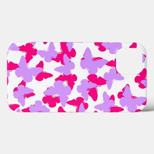 層にされた蝶 Case-Mate iPhoneケース (裏面 (横))